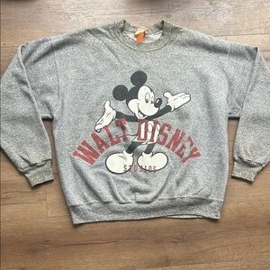 Disney Vintage Crewneck Sweater with Mickey Mouse !! Large